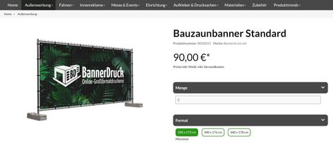 bauzaunbanner bestellen