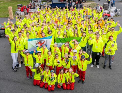 johanniter wir in nrw neon hoodys