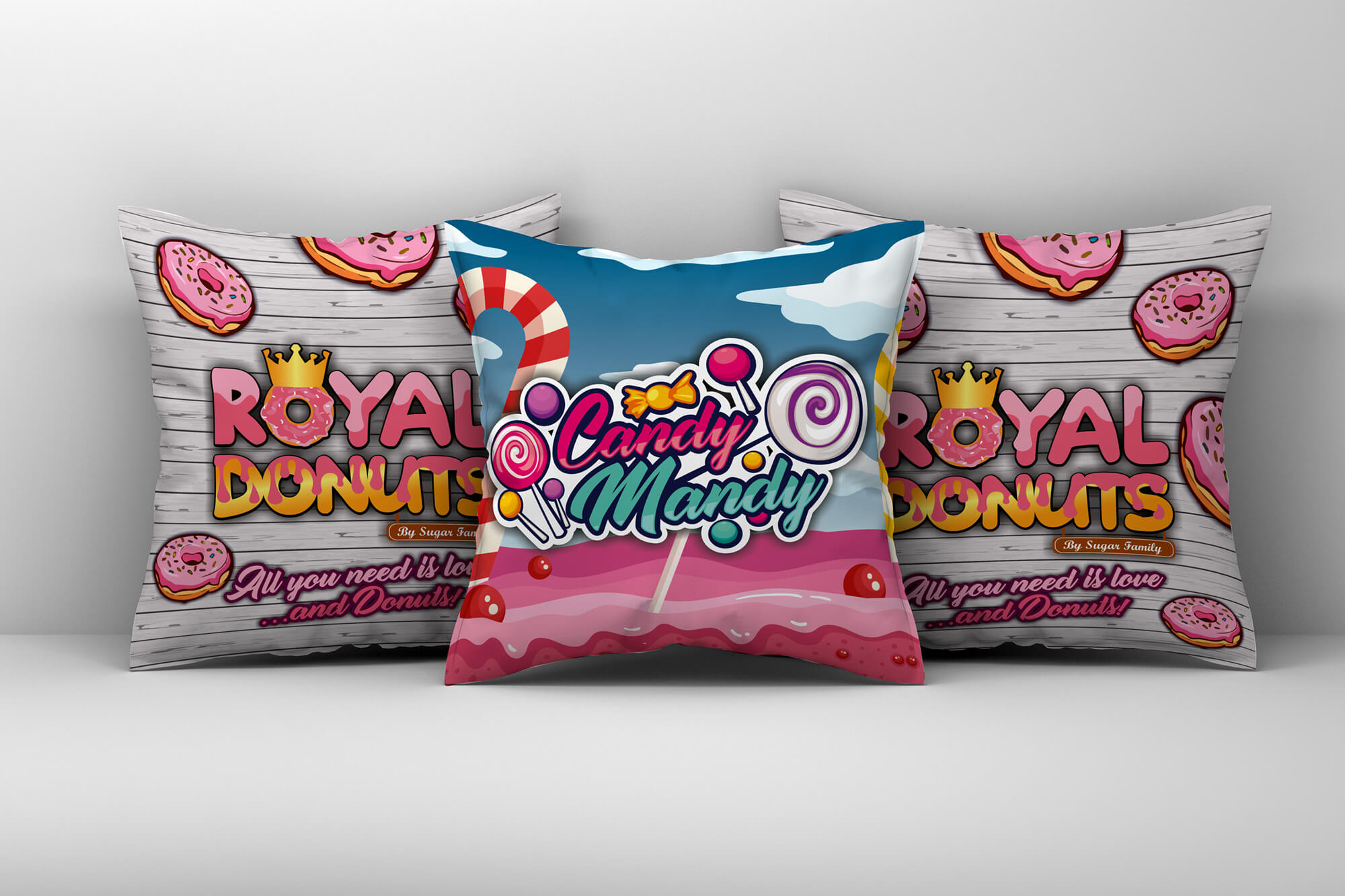Kissen Royal Donuts & Candy Mandy